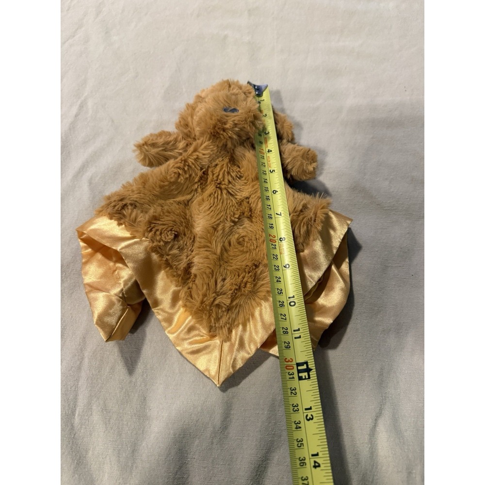 Cloud Island Puppy Dog Lovey Security Blanket Brown Golden Doodle Satin - Picture 2 of 7